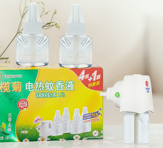 暴雨侵襲或?qū)е挛米哟罅孔躺?，安全高效?qū)蚊選用欖菊電熱蚊香液