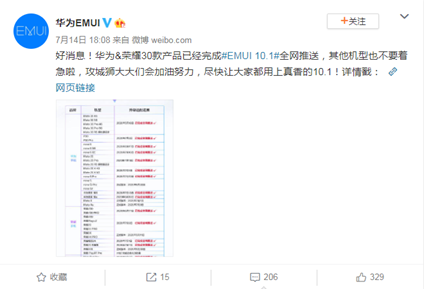 30款老產(chǎn)品用戶正式體驗EMUI 10.1，快速切換應用手勢+單指關節(jié)截屏超香