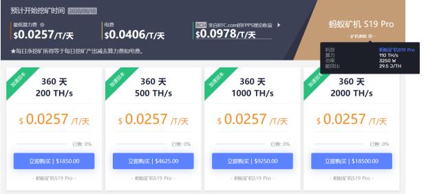 BTC站穩(wěn)10000美元，比特小鹿(BitDeer)再次限量開售S19系列加速回本套餐