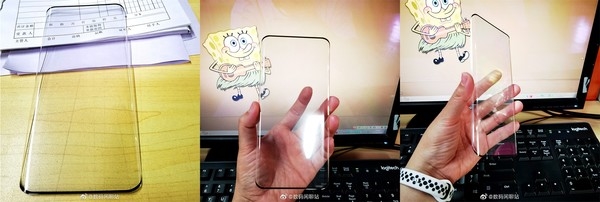 華為Mate 40 Pro鋼化膜上手：約6.6寸、大曲率屏幕