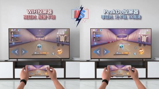 PEAKDO 60GHZ無(wú)線投屏器，性能超越任何一款WiFi投屏器