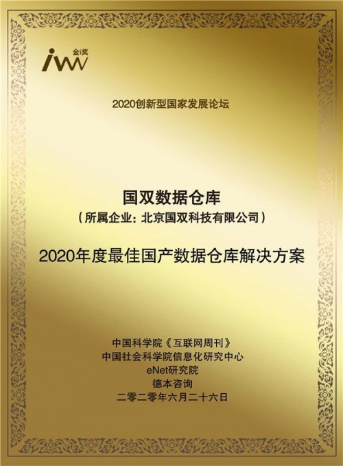 國雙數(shù)據(jù)倉庫獲行業(yè)高度認可，加速國產(chǎn)替代