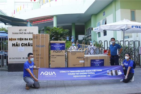 越南疫情反復，AQUA為峴港14家醫(yī)院捐贈家電