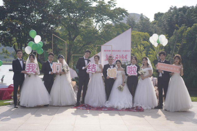 疫情后的集體婚禮，是水星家紡對(duì)員工的關(guān)懷