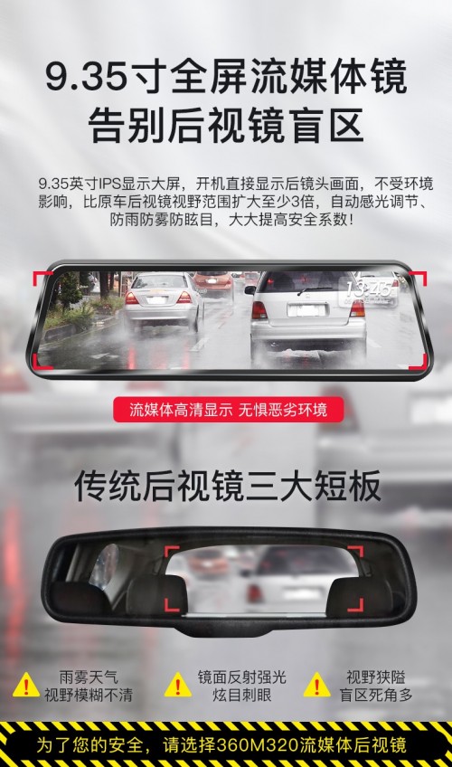 雨天駕駛安全沒(méi)保障？360行車記錄儀M320來(lái)護(hù)你周全