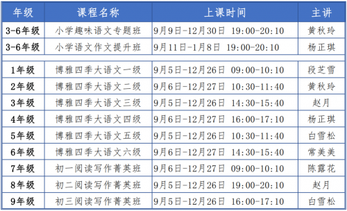 9月開(kāi)學(xué)季，讀書(shū)郎雙師直播課《秋季班》助力新學(xué)期
