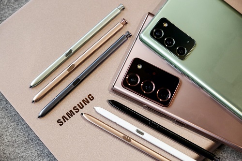 迷霧金or冰薄荷？男神女神們快來pick三星Galaxy Note20系列