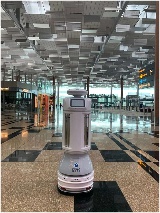 消毒機(jī)器人進(jìn)駐全球最佳機(jī)場——新加坡樟宜機(jī)場