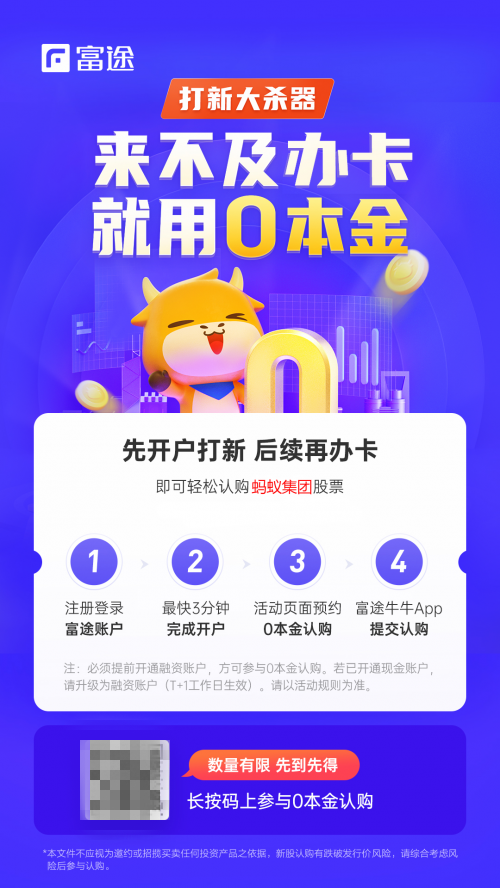 螞蟻集團(tuán)上市在即，富途“放大招”助你港股打新輕松“吃肉”