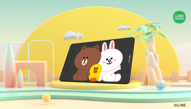 XP-PEN與LINE FRIENDS達成戰(zhàn)略合作， 用科技+時尚對話年輕消費者