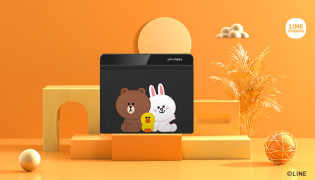 XP-PEN與LINE FRIENDS達成戰(zhàn)略合作， 用科技+時尚對話年輕消費者