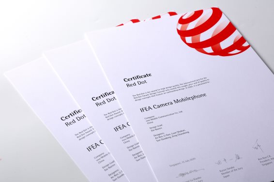 vivo IFEA 分離式鏡頭設(shè)計榮獲2020紅點(diǎn)設(shè)計概念大獎