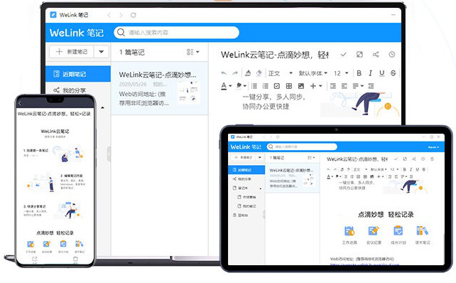 華為人工作效率為什么那么高？WeLink云筆記了解一下