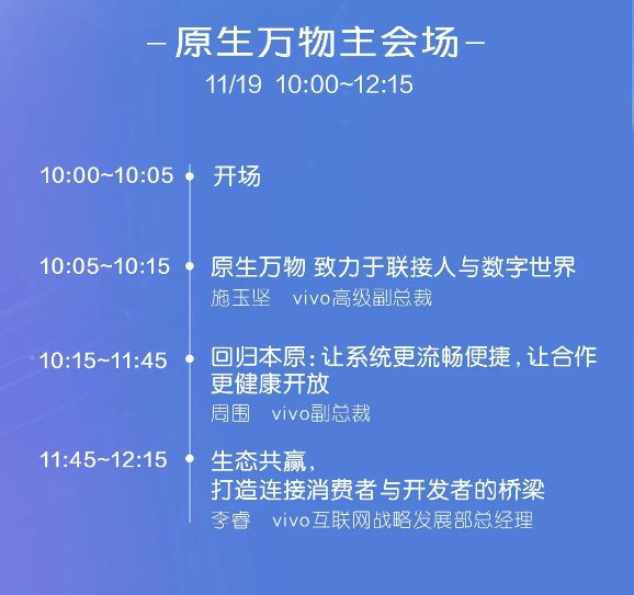 vivo開發(fā)者大會(huì)曝光匯總，各大會(huì)場(chǎng)信息都在這里了！