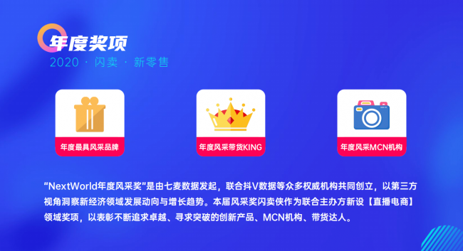 閃賣俠攜手七麥開(kāi)啟“第五屆NextWorld峰會(huì)“風(fēng)采獎(jiǎng)報(bào)名，更設(shè)優(yōu)秀品牌展示區(qū)！