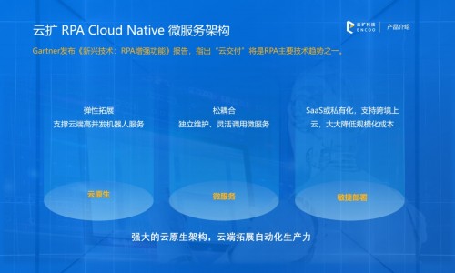 云擴(kuò)科技：云原生RPA，云端擴(kuò)展企業(yè)智能生產(chǎn)力