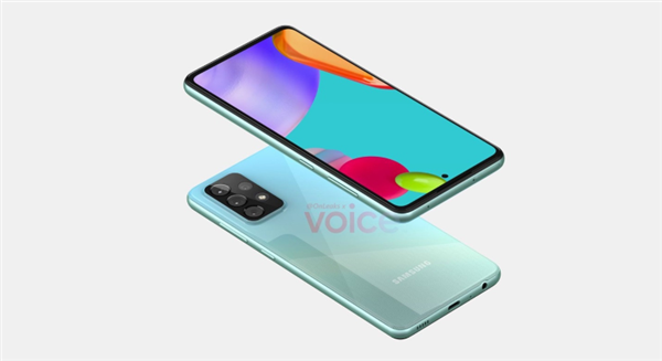 三星Galaxy A52 5G渲染圖曝光：搭載驍龍750G 預裝Android 11