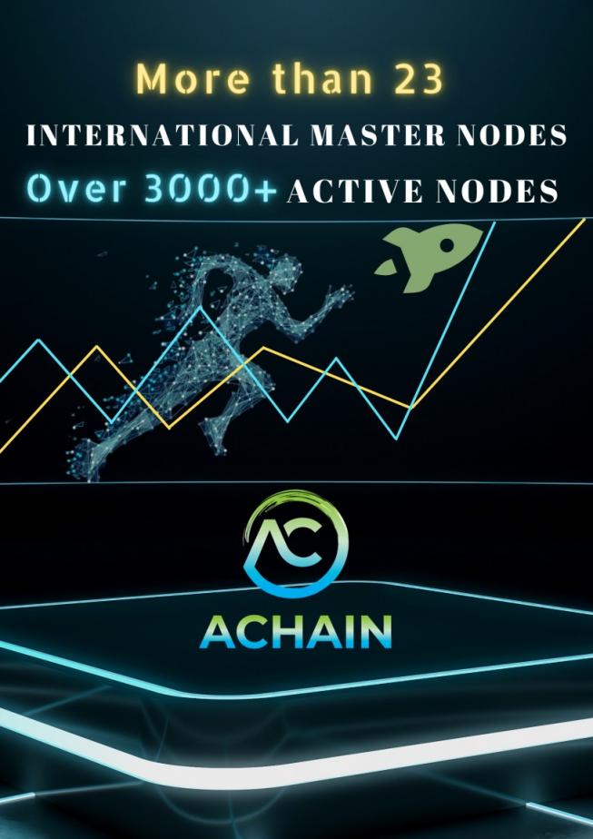 ACHAIN國際主節(jié)點(diǎn)超過23個，活躍節(jié)點(diǎn)超3000+