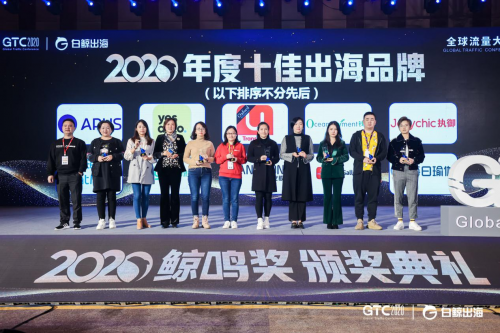 2020鯨鳴獎揭曉，傳音控股榮獲“十佳出海品牌”