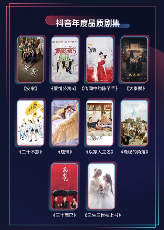 公布！2020抖音娛樂年度大賞獲獎(jiǎng)名單來了！<浪姐>奪最受歡迎網(wǎng)絡(luò)綜藝