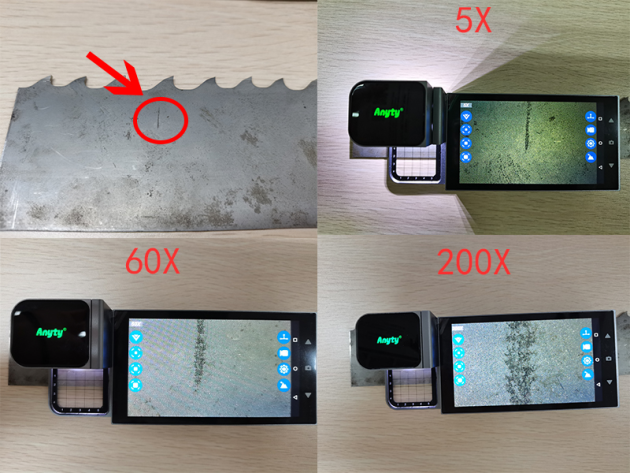 Anyty（艾尼提）視頻顯微鏡助推刀具質(zhì)量移動檢測