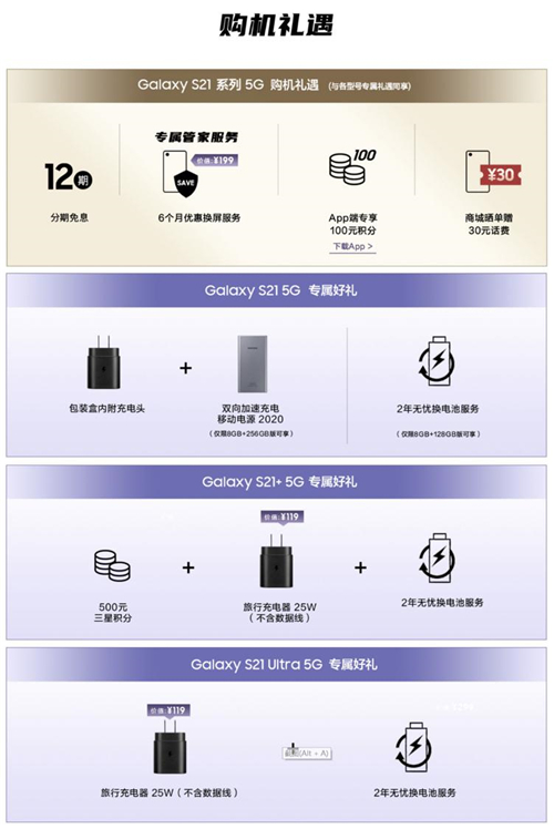 開(kāi)年巨作 福利相贈(zèng) 快來(lái)?yè)屬?gòu)三星Galaxy S21 5G系列