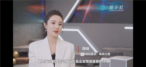 未來五年互聯(lián)網(wǎng)營銷師如何發(fā)展？“兩會(huì)面對(duì)面”薇婭一句話說透了