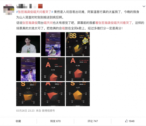 龔俊這次唱歌及格了？全民K歌多維打分功能上線，用科技評判歌聲！
