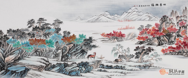 沙發(fā)后面掛什么畫旺財(cái) 據(jù)說這樣掛畫好運(yùn)一整年