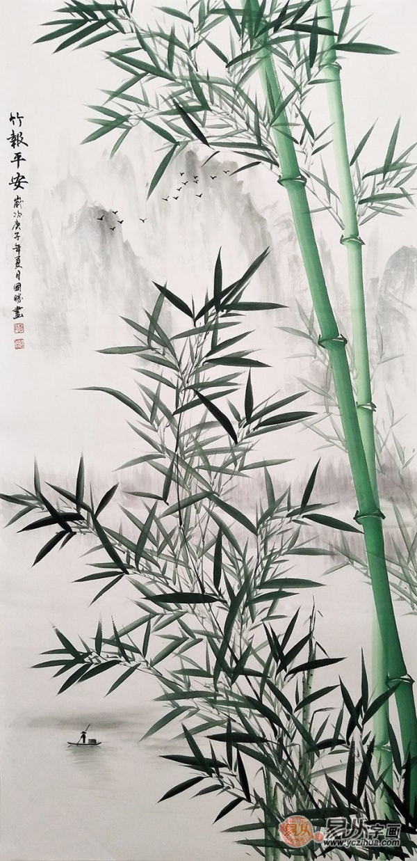 一進(jìn)門看到什么畫好？進(jìn)門掛畫，就得這么選