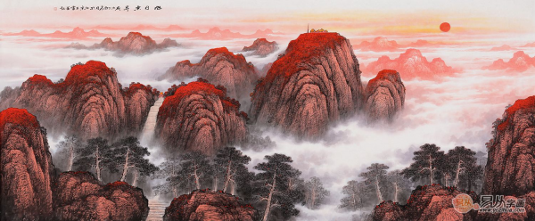 室內(nèi)背景墻裝飾畫(huà)選擇沒(méi)思路？看看畫(huà)家王寧山水畫(huà)