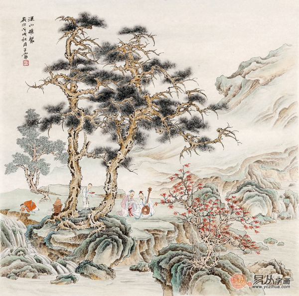 室內(nèi)背景墻裝飾畫(huà)選擇沒(méi)思路？看看畫(huà)家王寧山水畫(huà)