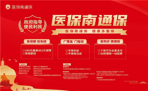 輕松集團(tuán)賦能惠民保，“醫(yī)保南通?！闭缴暇€(xiàn)