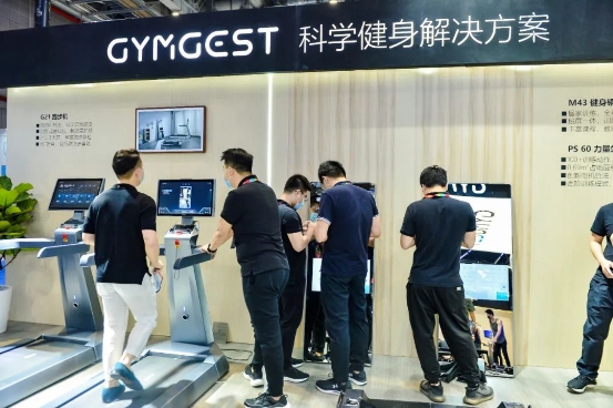 圓滿收官，GYMGEST攜新品跑步機(jī)、力量站亮相體博會!