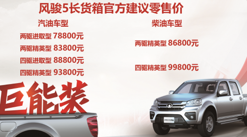致富路上“最強(qiáng)助攻”！ 風(fēng)駿5長貨箱全國聯(lián)動(dòng)上市
