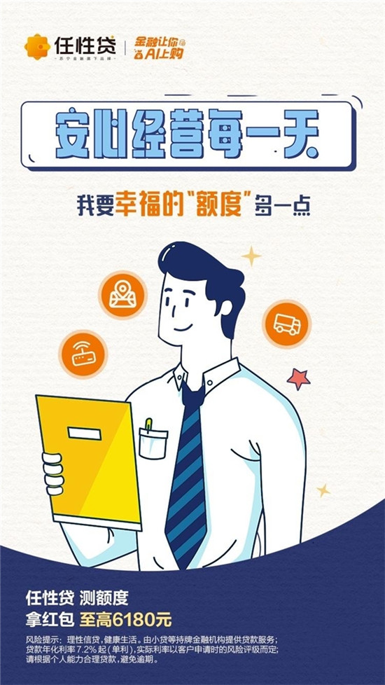 新客有驚喜！測任性貸額度 拿至高6180元紅包