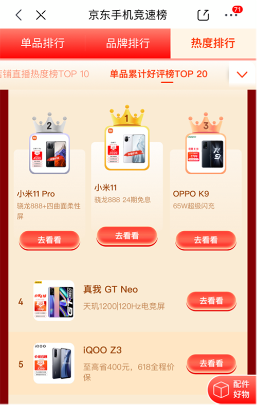 國(guó)產(chǎn)手機(jī)碩果累累再創(chuàng)新高，小米斬獲京東618品牌累計(jì)銷量榜冠軍