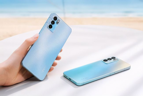 論顏值從來沒輸過，OPPO Reno6外觀亮眼，夏日晴海配色絕了
