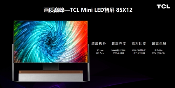 遙遙領(lǐng)先！TCL全球首款 OD Zero Mini LED智屏創(chuàng)智慧顯示新高度！