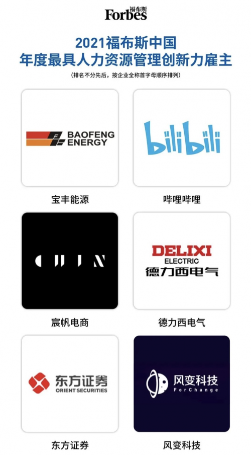 重磅！風(fēng)變科技榮獲“2021福布斯中國(guó)雇主系列評(píng)選”獎(jiǎng)項(xiàng)