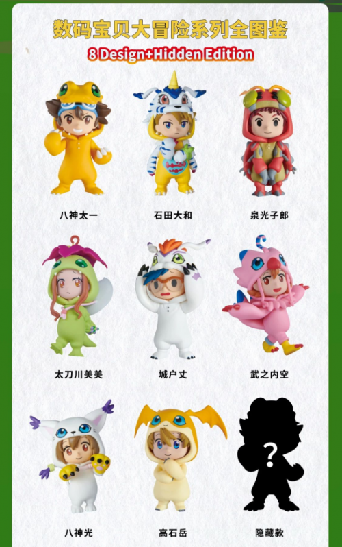 “打破次元壁”，TOP TOY獨家首發(fā)《數(shù)碼寶貝》大冒險系列盲盒