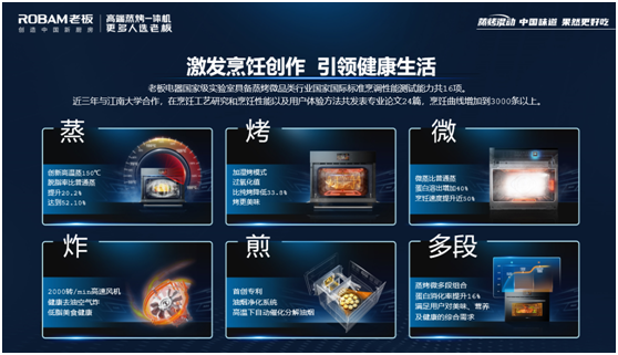 老板電器發(fā)布“蒸烤混動”科技新標(biāo)準(zhǔn)，“果然很好吃”升級中國味道