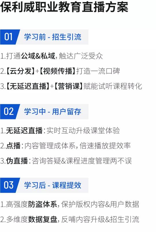 保利威：降成本、降退課、提續(xù)課，職業(yè)教育如何發(fā)揮直播最大價(jià)值？
