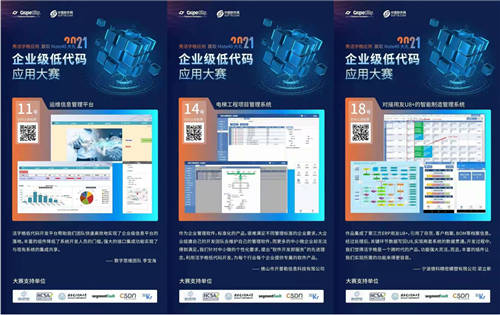 火熱進(jìn)行中！2021企業(yè)級低代碼應(yīng)用大賽，活字格應(yīng)用秀出圈