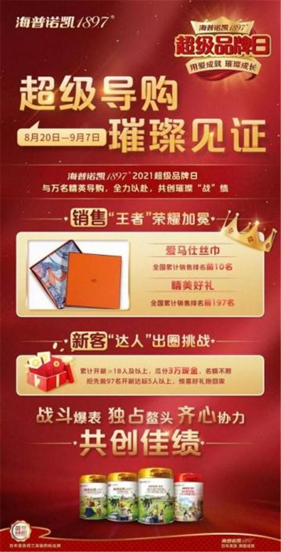 海普諾凱1897第四屆超級品牌日，璀璨而來，為成長加冕！