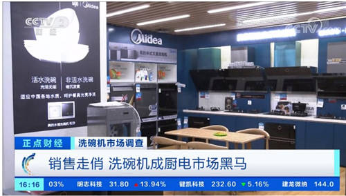 洗碗機(jī)市場(chǎng)迎來(lái)爆發(fā)式增長(zhǎng) 美的洗碗機(jī)以創(chuàng)新科技加速中國(guó)普及