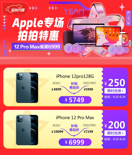 京東旗下拍拍二手Apple專場超值返場！