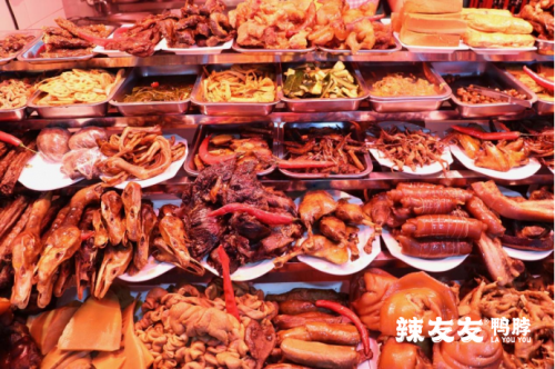 現(xiàn)鹵美味辣友友鴨脖，席卷休閑食品市場(chǎng)
