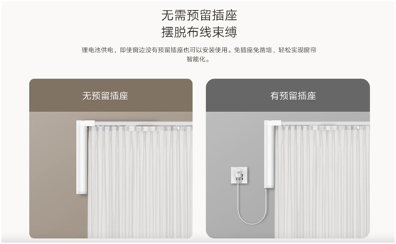 無需插座，窗簾隨心控，米家智能窗簾鋰電池版正式發(fā)布，首發(fā)899元