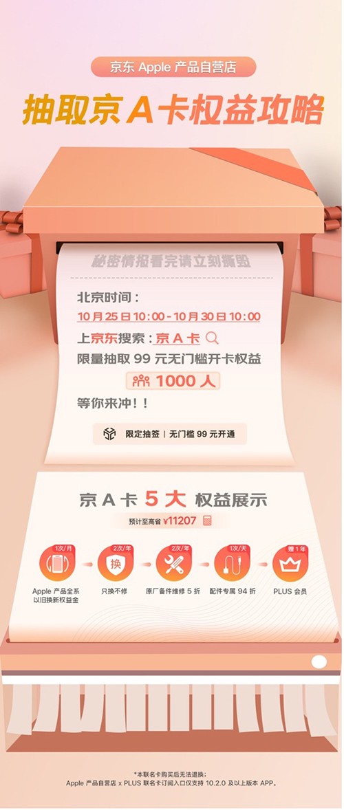 Apple全系產品以舊換新享權益金 99元開通京A卡的攻略來了